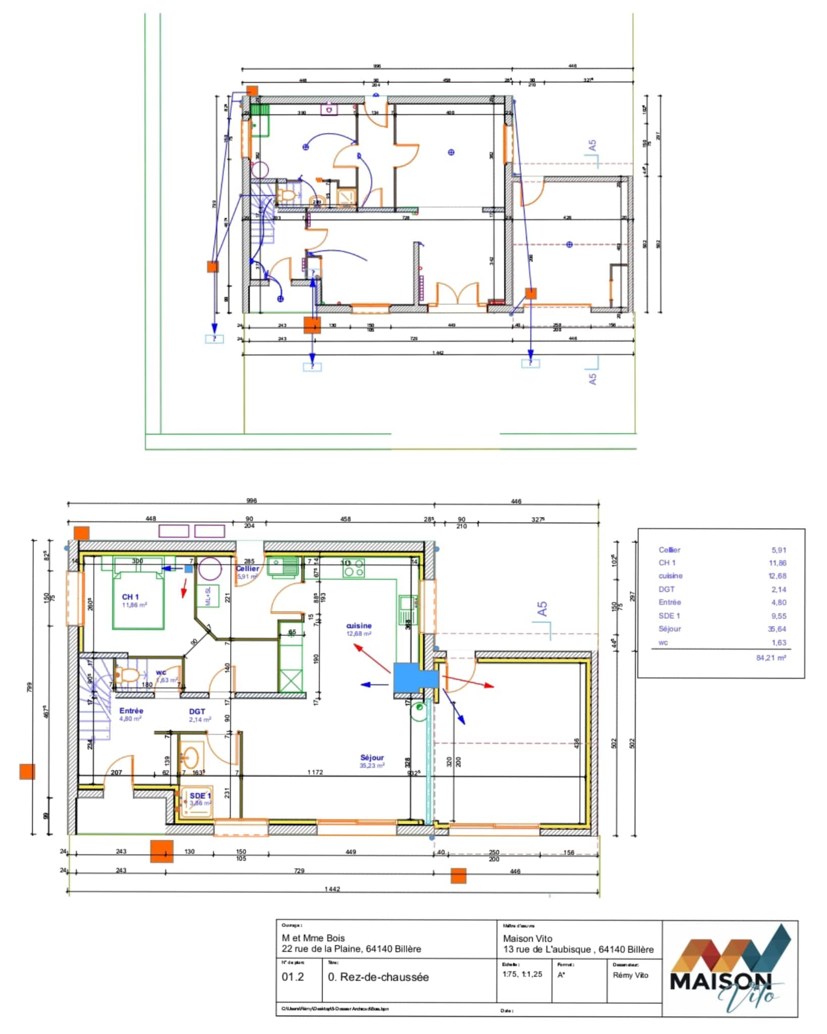 Rénovation maison Billère 140m² – Rénovation énergétique 1-min