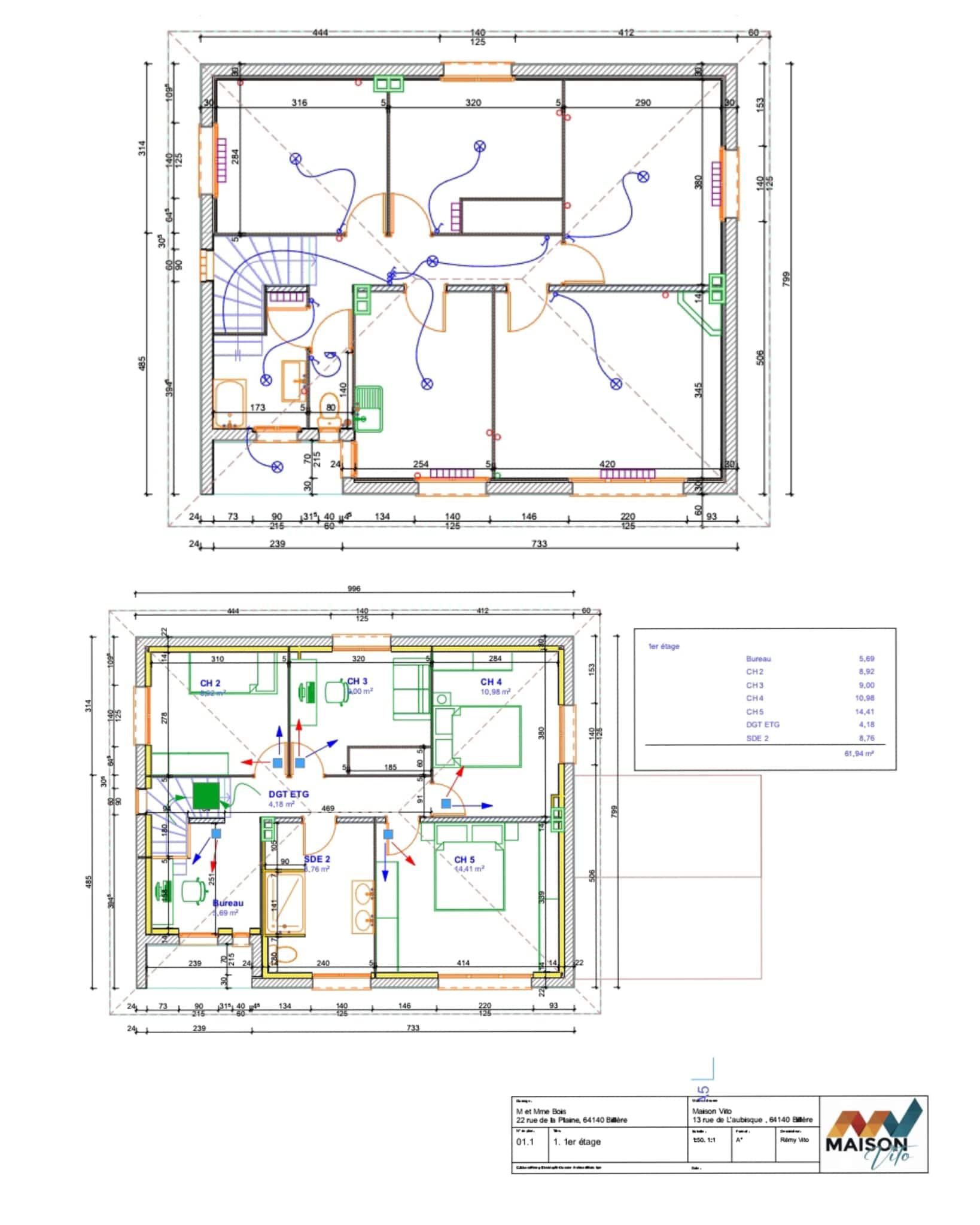 Rénovation maison Billère 140m² – Rénovation énergétique 2-min
